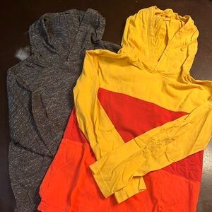 Bundle of 2 lightweight GAP hoodies Boys large size 10